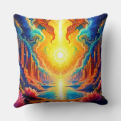 ディバイン・ライト・シティの目覚め クッション (裏面)