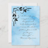 ディバイン・慈悲イエズフラット勇気付けられるカード (裏面)