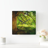 ディバウシュオーケル スクエア壁時計 (ホーム)