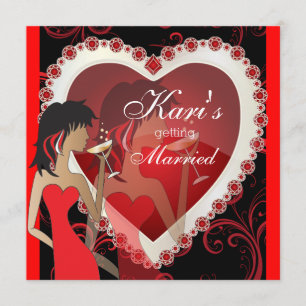 ディバガールズナイトアウトアジュエルレッドハート 招待状