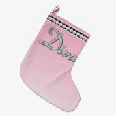 ディバスパークル ラージクリスマスストッキング (正面 (吊り時))