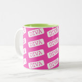 ディバディバディバ ツートーンマグカップ (正面左)