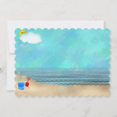 ディバビーチパーティの招待状 招待状 (裏面)