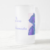 ディバファッショニスタインブルーI フロストグラスビールジョッキ (正面右)