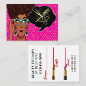 ディバモダンアポップ・アートのートアポイントメントカード 予約カード (正面/裏面)