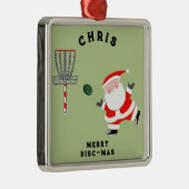 ディパーソナライズされたスクゴルフ メタルオーナメント (右)