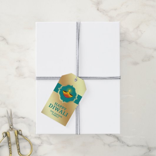 ディパーソナライズされたワリ ギフトタグ (より糸付き)