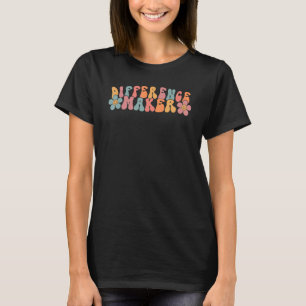 ディファレンスメーカー先生新学期アグアティ Tシャツ