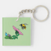 ディフェンダーのアクリルキーチェーン キーホルダー (裏面)