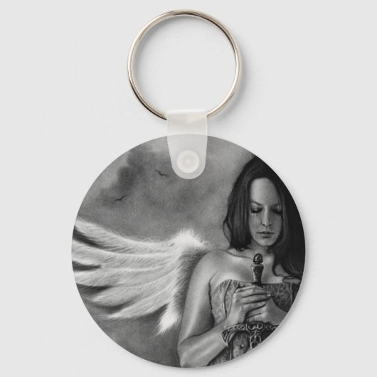 ディフェンダーエンジェルガールソード キーホルダー (正面)