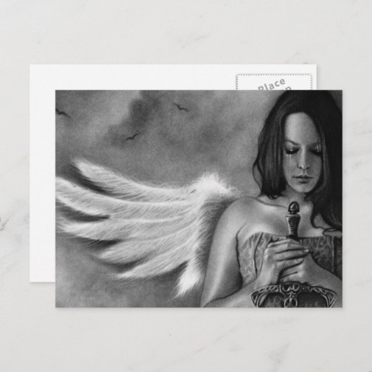 ディフェンダーエンジェルガールソード ポストカード (正面/裏面)