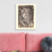 ディフラクテッド（洞窟の住人）キャンバスアート キャンバスプリント (インサイチュ (リビング))