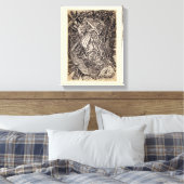 ディフラクテッド（洞窟の住人）キャンバスアート キャンバスプリント (インサイチュ (寝室))