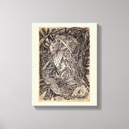 ディフラクテッド(洞窟の住人)キャンバスアート キャンバスプリント