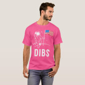 ディブス愛国的なアメリカの月 Tシャツ (正面フル)