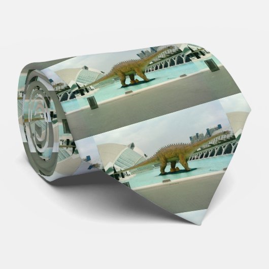 ディプロドックス恐竜タイ ネクタイ (ロール)