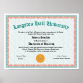 ディプロマおもしろい、ブルクラップ博士、Gagギフト ポスター (正面)