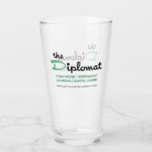 ディプロマットレストラン，シカゴ， IL タンブラーグラス (裏面)