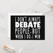 ディベおもしろいクトチームの勝者 カード (正面/裏面インサイチュ)