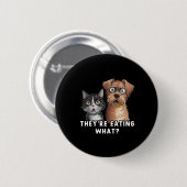 ディベおもしろいクト選挙2024ペット犬ネコ彼らはEa 缶バッジ (正面&裏面)