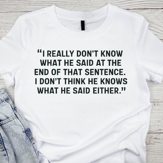 ディベおもしろいット引用文 Tシャツ