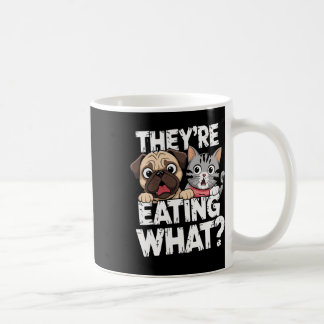 ディベート選挙2024ペット犬キャット彼らは食べのWである コーヒーマグカップ