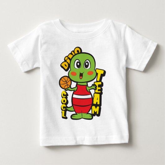 ディボバスケットボール ベビーTシャツ (正面)