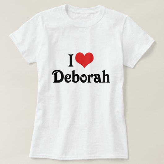 ディボラへの愛 Tシャツ (デザイン正面)