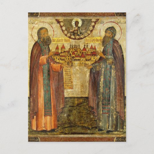 ディミトリとイグナティ・プリルツキーby Dionisius ポストカード (正面)