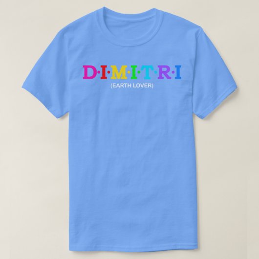 ディミトリアースラバー Tシャツ (デザイン正面)