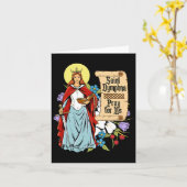 ディムナピュアリリリパントサンメンタルヘルス猫 カード (黄色い花)