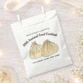 ディム中国のサムシュマイダンプリンスフードフェスティバル フェイバーバッグ (クリップ留めされた状態)