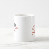 ディメロエンスペインスペインのバイリンガル先生 コーヒーマグカップ (中央)