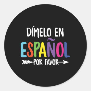 ディメロエンスペインバイリンガルスペインのマエストラ ラウンドシール