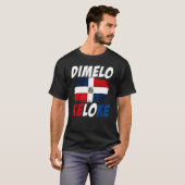 ディメロ・ケ・ロ・ケ・ドミニカ共和国国旗 Tシャツ (正面フル)