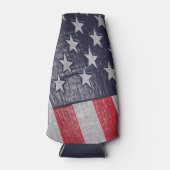 ディメンショナル・アメリカ国旗 ボトルクーラー (正面)