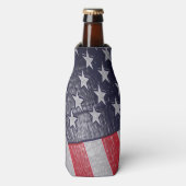 ディメンショナル・アメリカ国旗 ボトルクーラー (ボトル正面)