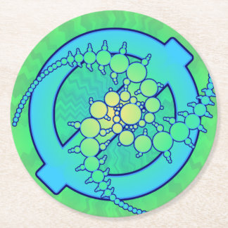 ディメンションKLL紙コースター ラウンドペーパーコースター