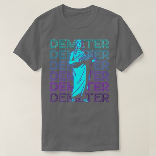 ディメーターギリシャ女神古代ギリシャ神話のリトル Tシャツ (デザイン正面)