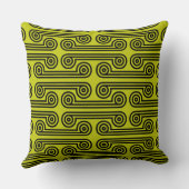 ディモスブラックとオリーブグリーン クッション (裏面)