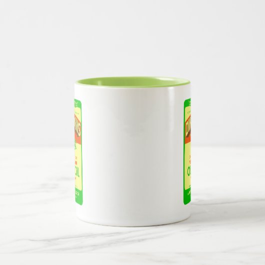 ディモタキスファミリーオリーブ油コマンテカカリフォルニア ツートーンマグカップ (中央)