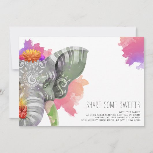 ディモダンエレガントワリフェスティバル招待状 (正面)