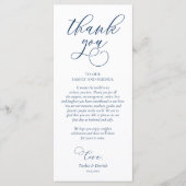 ディモダンナープレイス設定ありがとう海軍カード プログラム (正面)