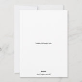 ディヤとのディワリ挨拶バジェット・ホリデー・カード シーズンカード (裏面)