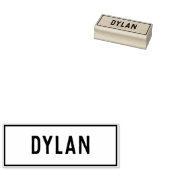 ディランの名前 ラバースタンプ (押印)