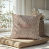 ディランドリアヴィンテージほこりっぽいバラピンク クッション