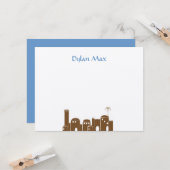 ディランマックスエルサレムユダヤ人バー（ユダヤ教の）バル・ミツバー カード (正面/裏面インサイチュ)