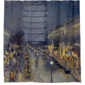 ディラン・トーマスの優しい詩に行くな シャワーカーテン (正面)