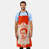 ディラン・トーマス・ウェルシュ詩人 エプロン (着用した状態)