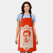 ディラン・トーマス・ウェルシュ詩人 エプロン (着用した状態)